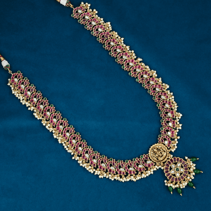 Temple Nakshi Necklace Set