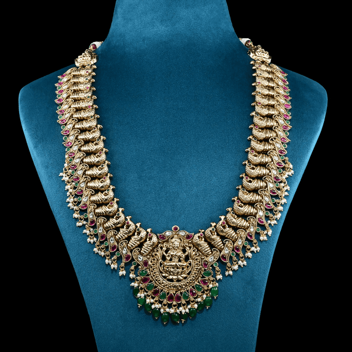 Temple Nakshi Necklace Set