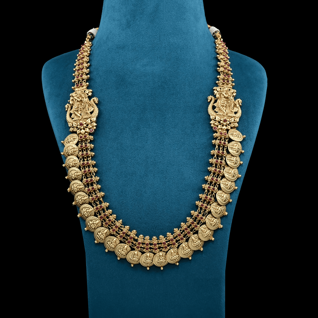 Temple Bottu Mala Necklace Set