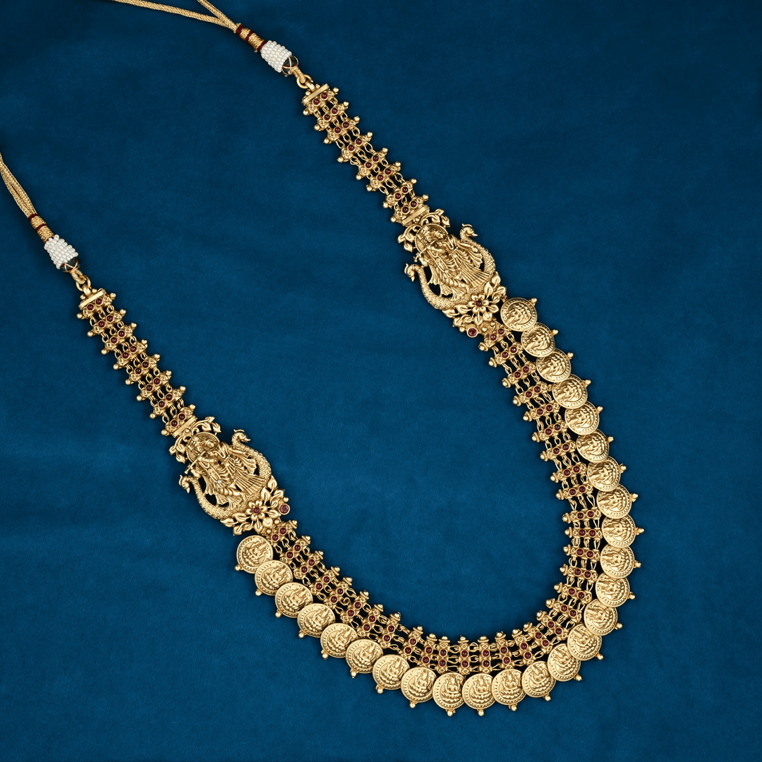 Temple Bottu Mala Necklace Set