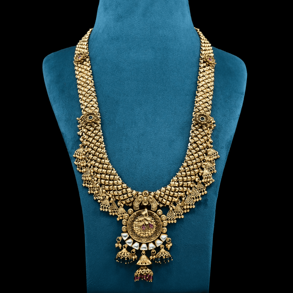 Temple Long Necklace Set