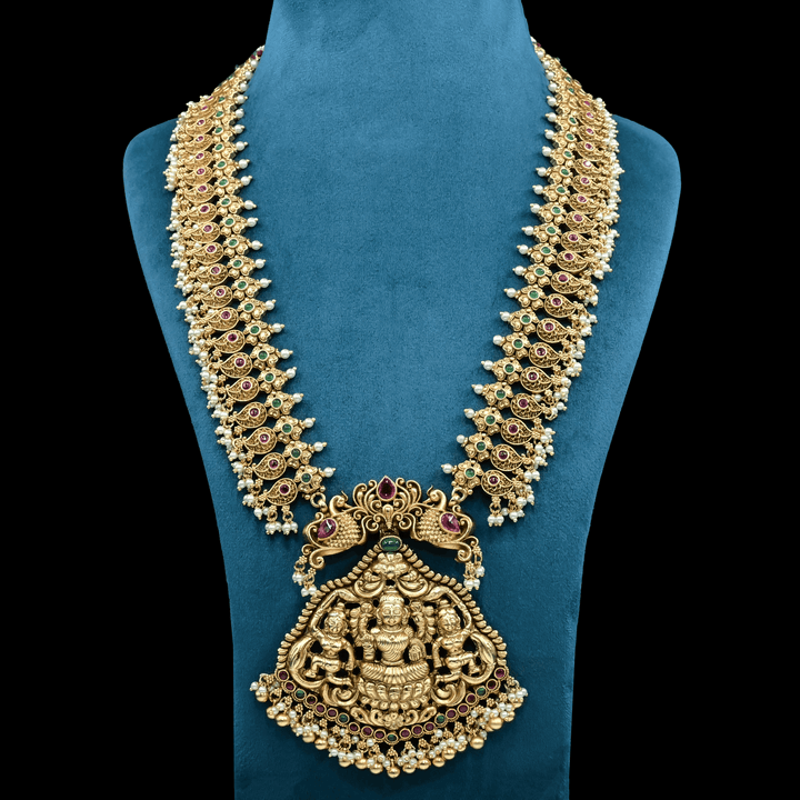 Temple Nakshi Necklace Set