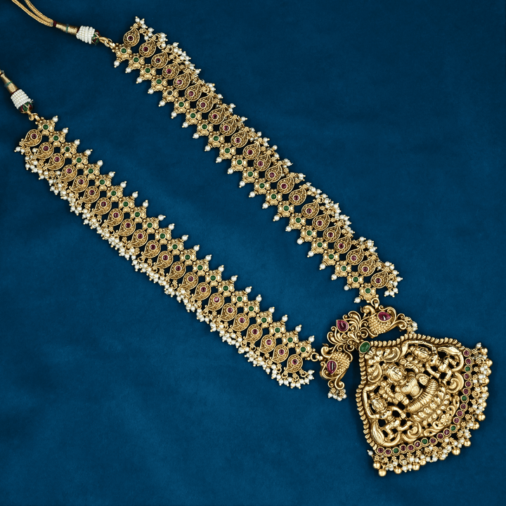 Temple Nakshi Necklace Set