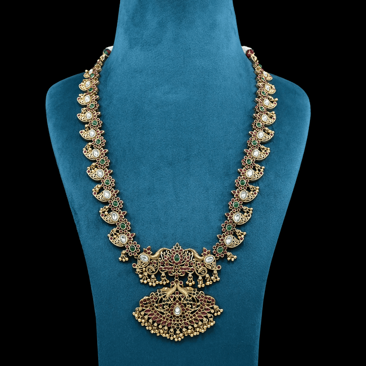 Temple Nakshi Necklace Set