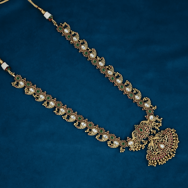 Temple Nakshi Necklace Set