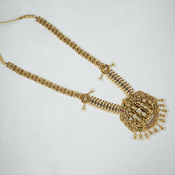 Temple Ram Parivar Necklace Set