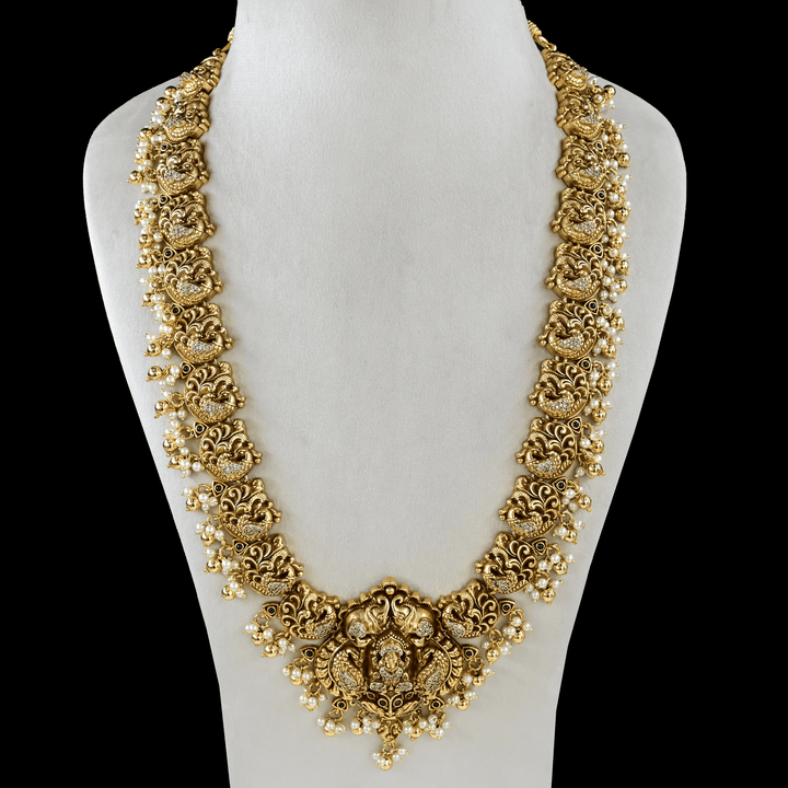 Temple Nakshi Necklace Set