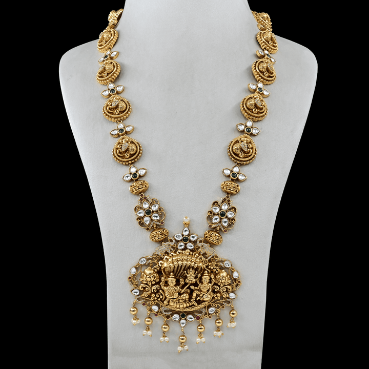 Temple Nakshi Necklace Set