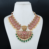 Temple Nakshi Short Necklace Set