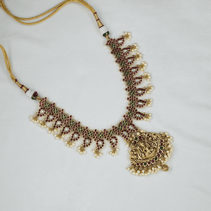 Temple Mango Short Necklace Set