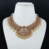 Temple Nakshi Short Necklace Set