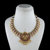 Temple Nakshi Short Necklace Set