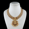 Temple Nakshi Mango Short Necklace Set