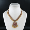 Temple Nakshi 2 in 1 Short Necklace Set