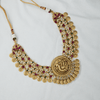 Temple Nakshi Heavy Necklace Set