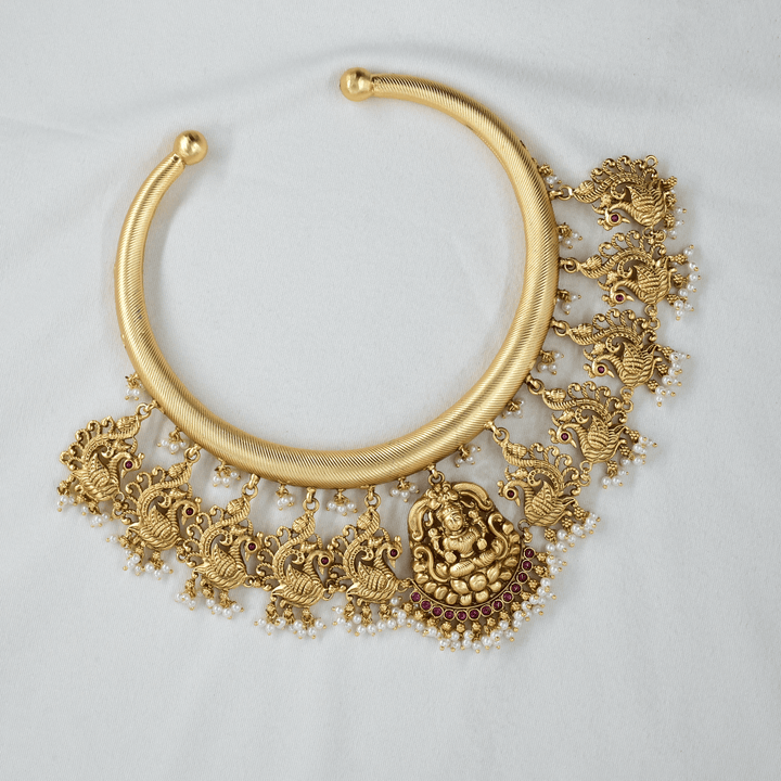 Temple Nakshi Kante Necklace Set