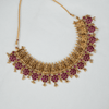 Temple Lakshmi Kaasu Short Necklace Set