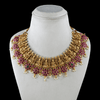 Temple Lakshmi Kaasu Short Necklace Set