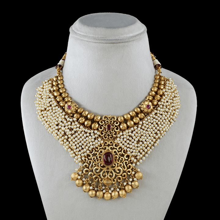 Temple Heavy Necklace Set