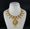 Temple Lakshmi Short Necklace Set