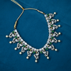 CZ Emerald Short Necklace Set