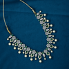 CZ Emerald Short Necklace Set