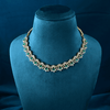 CZ Emerald Short Necklace Set