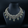 CZ Emerald Heavy Necklace Set