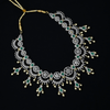 CZ Emerald Heavy Necklace Set