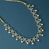 CZ Emerald Short Necklace Set