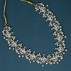 CZ Ruby Nakshi Heavy Necklace Set