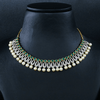 CZ Emerald Short Necklace Set