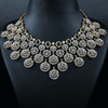 CZ Emerald Heavy Necklace Set