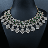 CZ Emerald Heavy Necklace Set