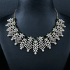 CZ Emerald Short Necklace Set