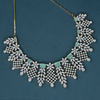 CZ Mint Short Necklace Set