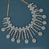 CZ Mint Heavy Necklace Set