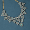 CZ Mint Heavy Necklace Set