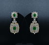 CZ Emerald Heavy Necklace Set