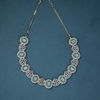 CZ Mint Short Necklace Set