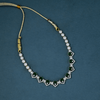 CZ Emerald Short Necklace Set