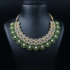 CZ Emerald Heavy Necklace Set