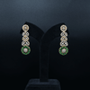 CZ Emerald Heavy Necklace Set