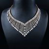 CZ Heavy Diamond Necklace Set