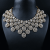 CZ Heavy Diamond Necklace Set