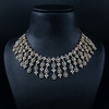 CZ Heavy Diamond Necklace Set