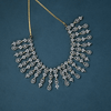 CZ Heavy Diamond Necklace Set