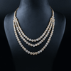 CZ Heavy Diamond Necklace Set