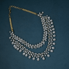 CZ Heavy Diamond Necklace Set