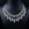 CZ Heavy Diamond Necklace Set